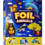 Dan&Darci Animal Foil Art Craft Kit for Kids Creative Fun-0