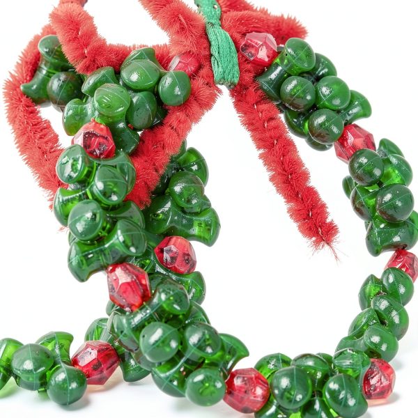 Jollylife Beaded Ornament Kit Christmas Crafts for Kids-4