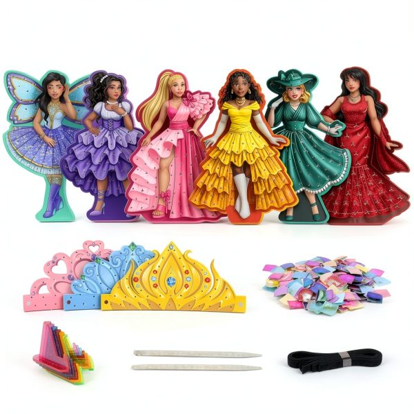 Klever Kits Poke in Fun Craft Kit Fashion Models Kids-2