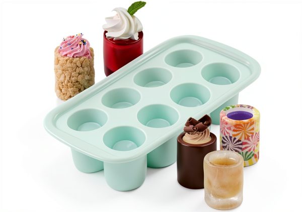 Wilton Silicone Shot Glass Mold Non-Stick Candy Chocolate-2