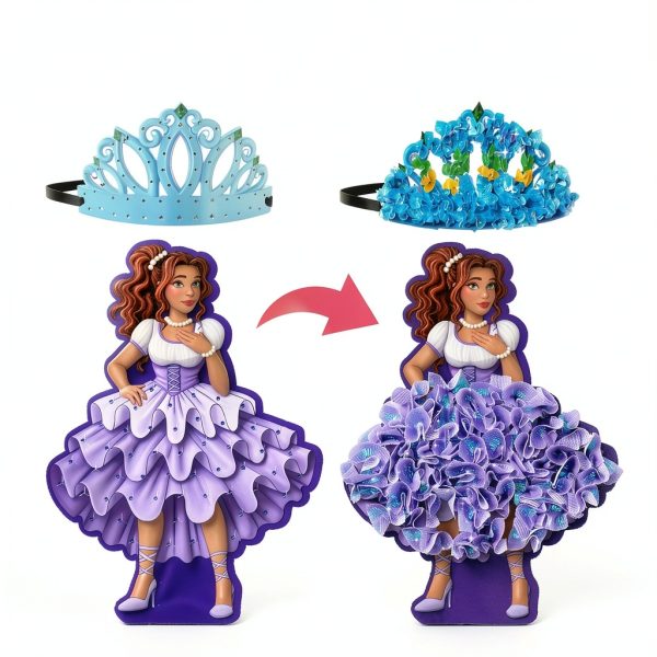Klever Kits Poke in Fun Craft Kit Fashion Models Kids-4