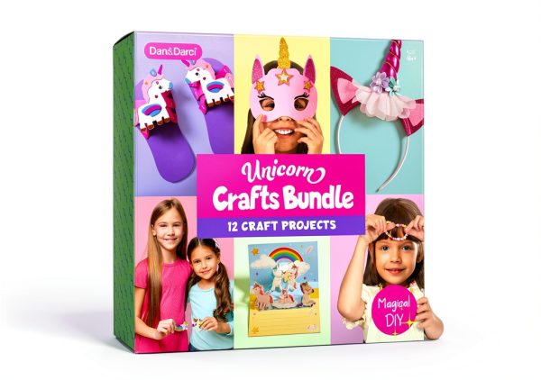 Dan&Darci Unicorn Craft Kit for Kids 12 Magical Projects-8