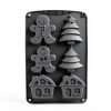 LLchunyun Christmas Silicone Mold BPA Free Baking Candy-2