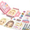 Jar Melo Princess Art Craft Kit Pink Paper Makeup Diamond-2