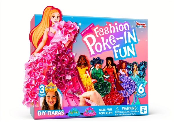 Klever Kits Poke in Fun Craft Kit Fashion Models Kids-0