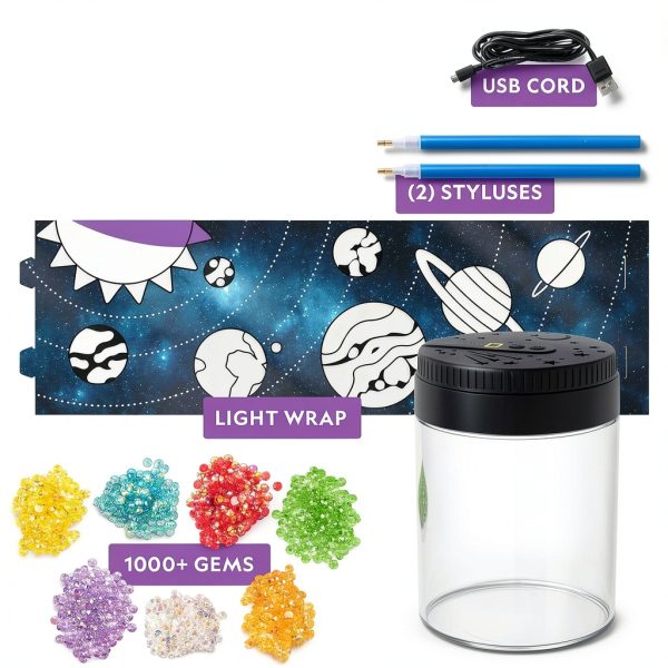 Blue Marble Solar System Night Light DIY Craft Kit-4