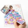 Jar Melo Princess Art Craft Kit Pink Paper Makeup Diamond-4