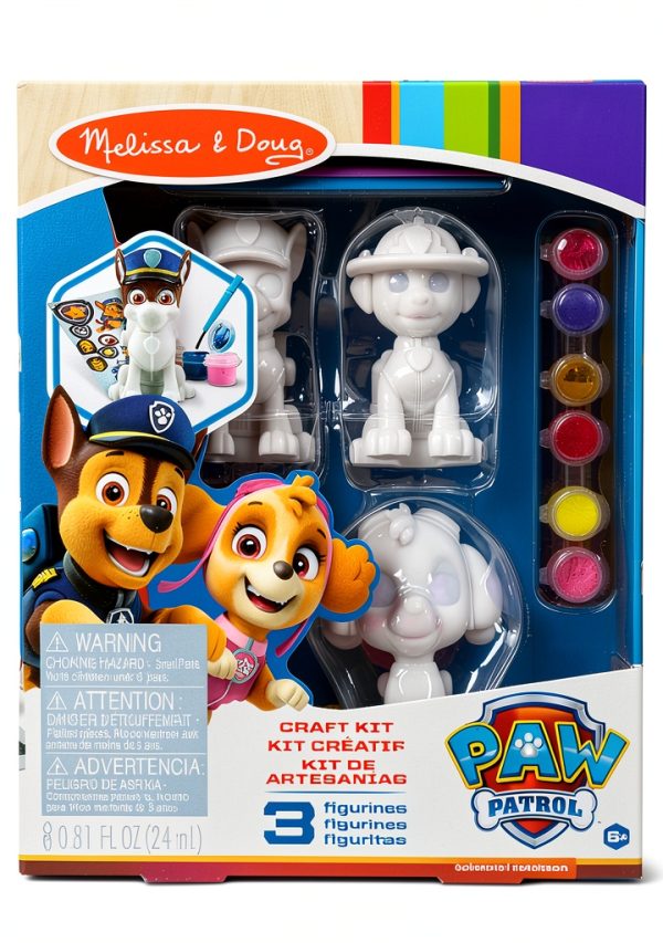 PAW Patrol Craft Kit Paint Figurines Melissa Doug Kids-0