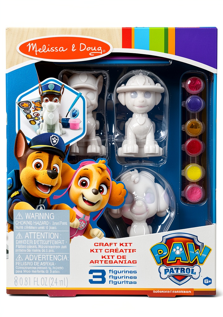 PAW Patrol Craft Kit with painted figurines and accessories