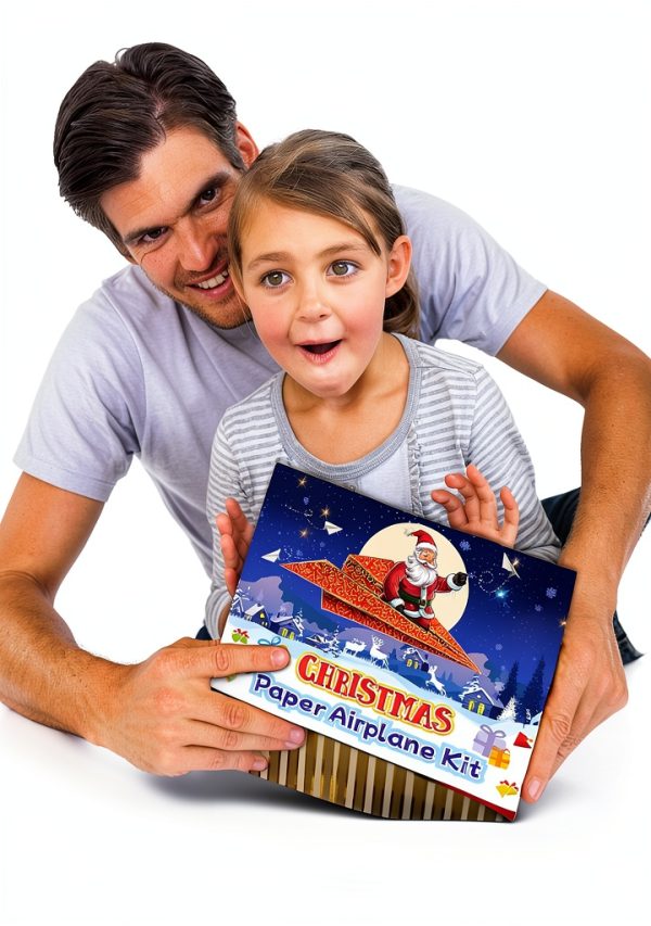 Pelto Christmas Paper Airplane Kit Kids Crafts 60 Sheets-2
