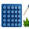 PJ Bold Silicone Candy Mold BPA Free Leaf Design-1
