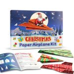 Pelto Christmas Paper Airplane Kit Kids Crafts 60 Sheets-0