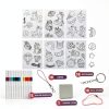 Yrinfay Unicorn Shrink Plastic Craft Kit for Kids DIY Art-2