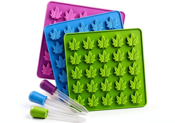 PJ Bold Silicone Candy Mold BPA Free Leaf Design-0