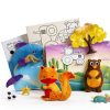 Dan&Darci Animal Foil Art Craft Kit for Kids Creative Fun-5