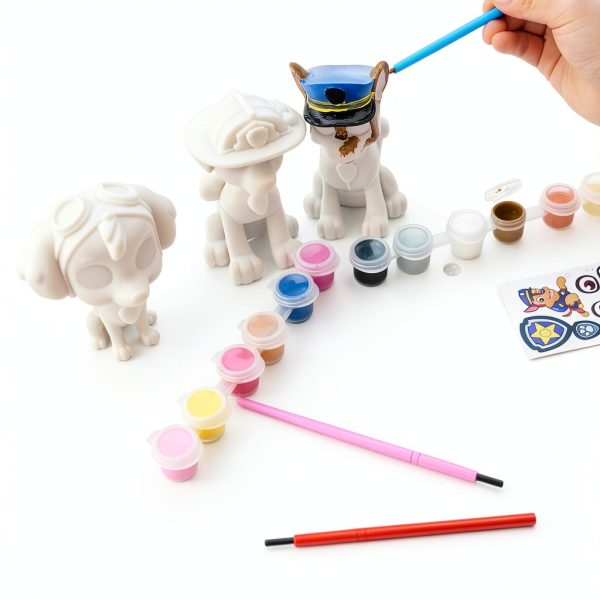 PAW Patrol Craft Kit Paint Figurines Melissa Doug Kids-5