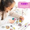 Yrinfay Unicorn Shrink Plastic Craft Kit for Kids DIY Art-4