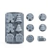 LLchunyun Christmas Silicone Mold BPA Free Baking Candy-1