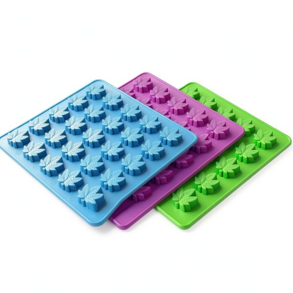 PJ Bold Silicone Candy Mold BPA Free Leaf Design-5