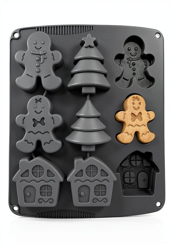 LLchunyun Christmas Silicone Mold BPA Free Baking Candy-0
