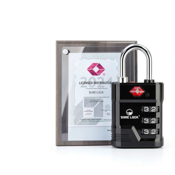 SURE LOCK TSA Luggage Lock Zinc Alloy Durable-1