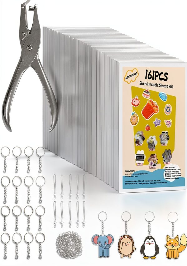 CRTWDMAN Shrink Plastic Kit White Craft Set-0