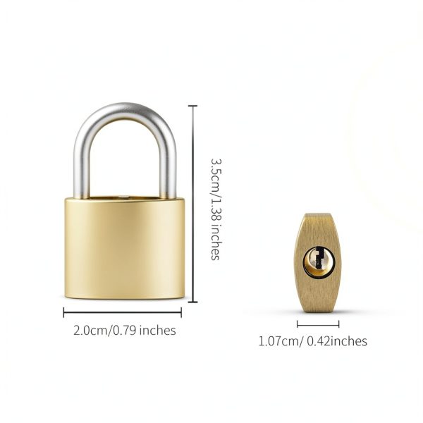 Lixdrem Portable Metal Locks with Keys-2