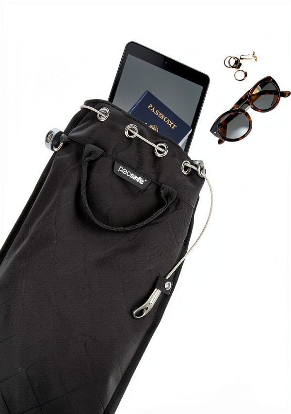 Pacsafe Anti-Theft Travel Lock Bag Black 5L-5