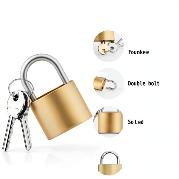 Lixdrem Portable Metal Locks with Keys-1
