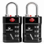 SURE LOCK TSA Luggage Lock Zinc Alloy Durable-0