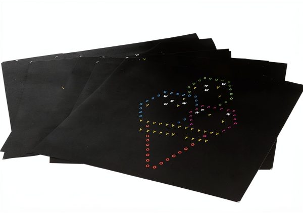 Lite Brite refill pack black design templates model 02239-2