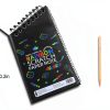 MBJRFU Rainbow Scratch Art Notebooks for Kids-6