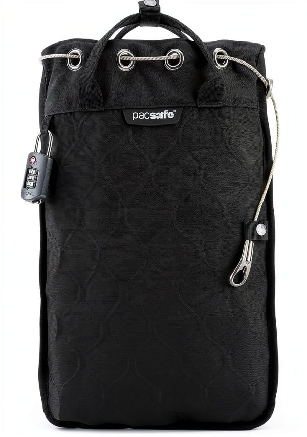 Pacsafe Anti-Theft Travel Lock Bag Black 5L-0