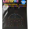 Lite Brite refill pack black design templates model 02239-1