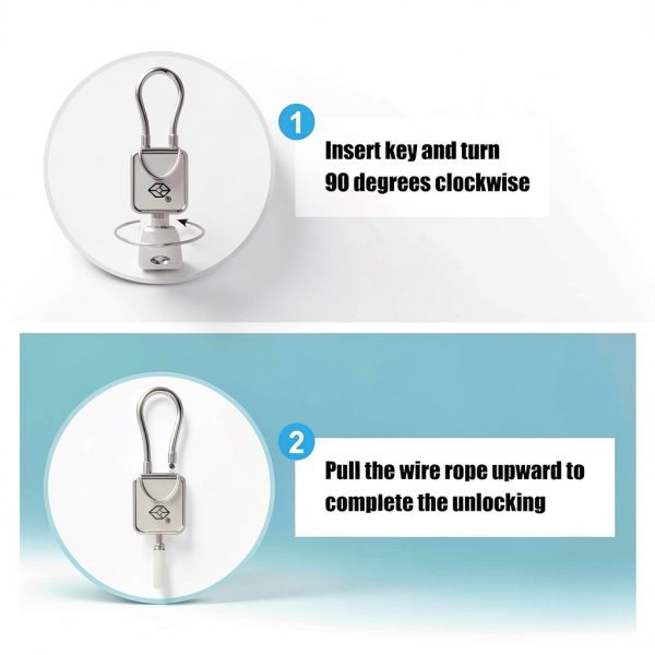 Diyife TSA Luggage Locks with Key Portable Zinc-5