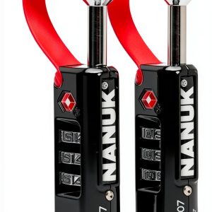 Nanuk TSA Approved Padlock for Hard Cases Black Red 30-90020-0