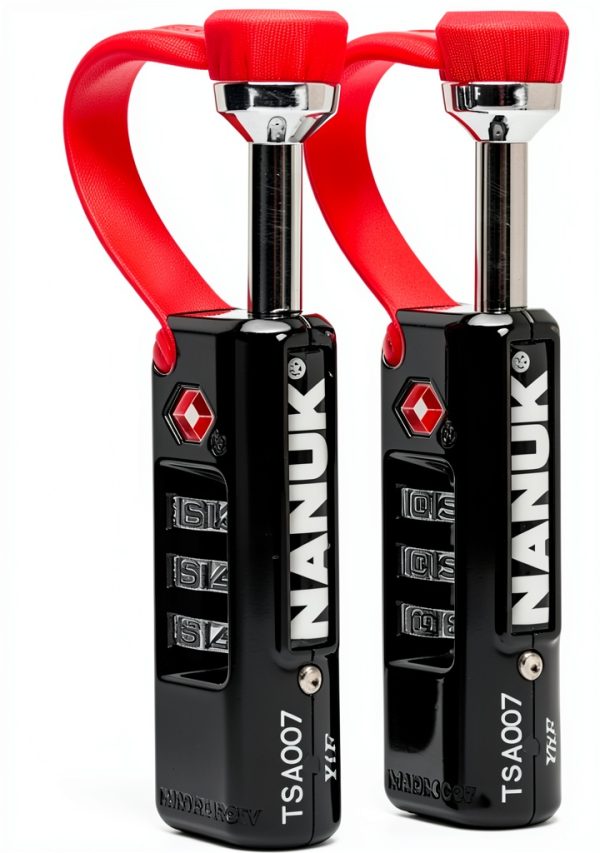 Nanuk TSA Approved Padlock for Hard Cases Black Red 30-90020-0
