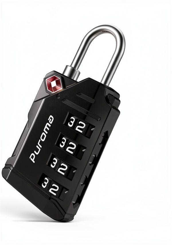 Puroma TSA Luggage Lock 4-Digit Mechanical Combination Resettable-5