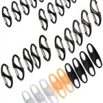 Zipper Lock Set EllaYIDOI 29‑Piece Zinc Alloy Black Gold Silver-0