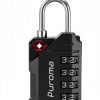 Puroma TSA Luggage Lock 4-Digit Mechanical Combination Resettable-4