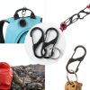 NADUSEP Zipper Lock Clip 15pcs Metal Anti Theft Luggage Lock Black-0