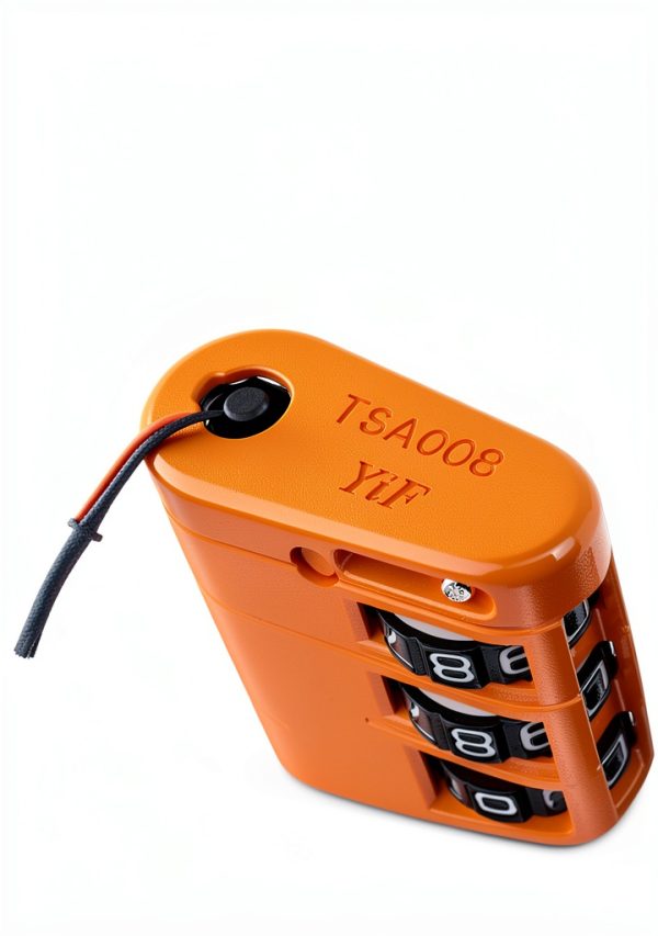 TSA Approved Luggage Lock ANVIL ANVIL23021 Zinc Alloy Orange-1