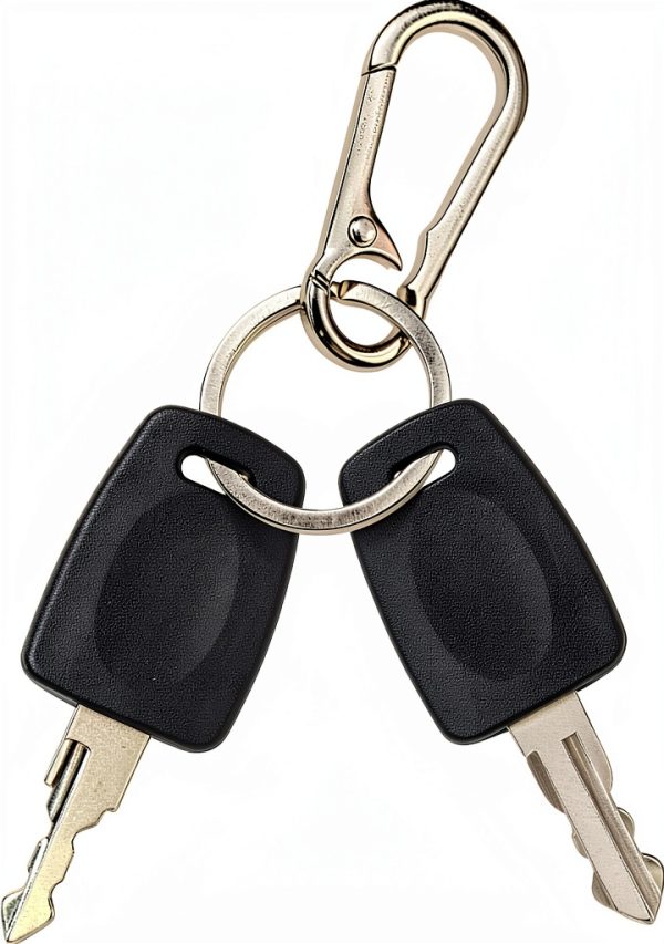 Femory TSA Key Lock Set Black Metal Luggage 2‑Piece-0