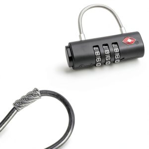 Puroma Luggage Combination Lock CLL325 Black Zinc TSA Approved-1