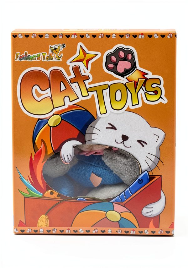Fashion's Talk Cat Mice Toy 18-Pack Plush Catnip-Filled Mice Toys for Indoor Cats - Realistic Design, 9 Assorted Colors, 2 of Each, Value Pack-6
