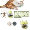Cat Toy TLKNG Interactive Wobble Treat Dispensing Ball for Indoor Cats-5