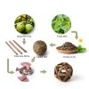 Catnip Toys Gochanmon 2‑Piece Silvervine Stick & Bell Ball Set-3