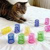 AGYM Cat Spring Toys, 30 Pack Cat Spiral Springs for Indoor Cats, Colorful & Durable Plastic Spring Coils Attract to Swat, Bite, Hunt, Interactive Toys for Kittens-6