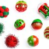 CHIWAVA 17 Christmas Cat Toy Bag Set - Plush, Plastic and EVA Toys-5