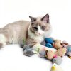 Fashion's Talk Cat Mice Toy 18-Pack Plush Catnip-Filled Mice Toys for Indoor Cats - Realistic Design, 9 Assorted Colors, 2 of Each, Value Pack-3